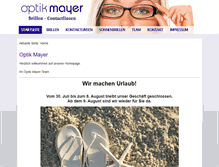 Tablet Screenshot of mayer-optik.de